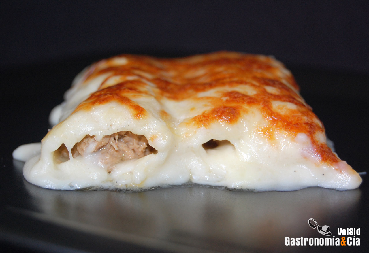 Canelones de cordero