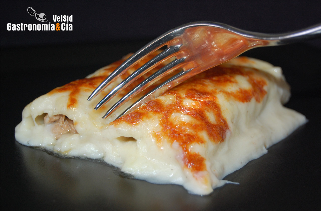 Canelones de cordero