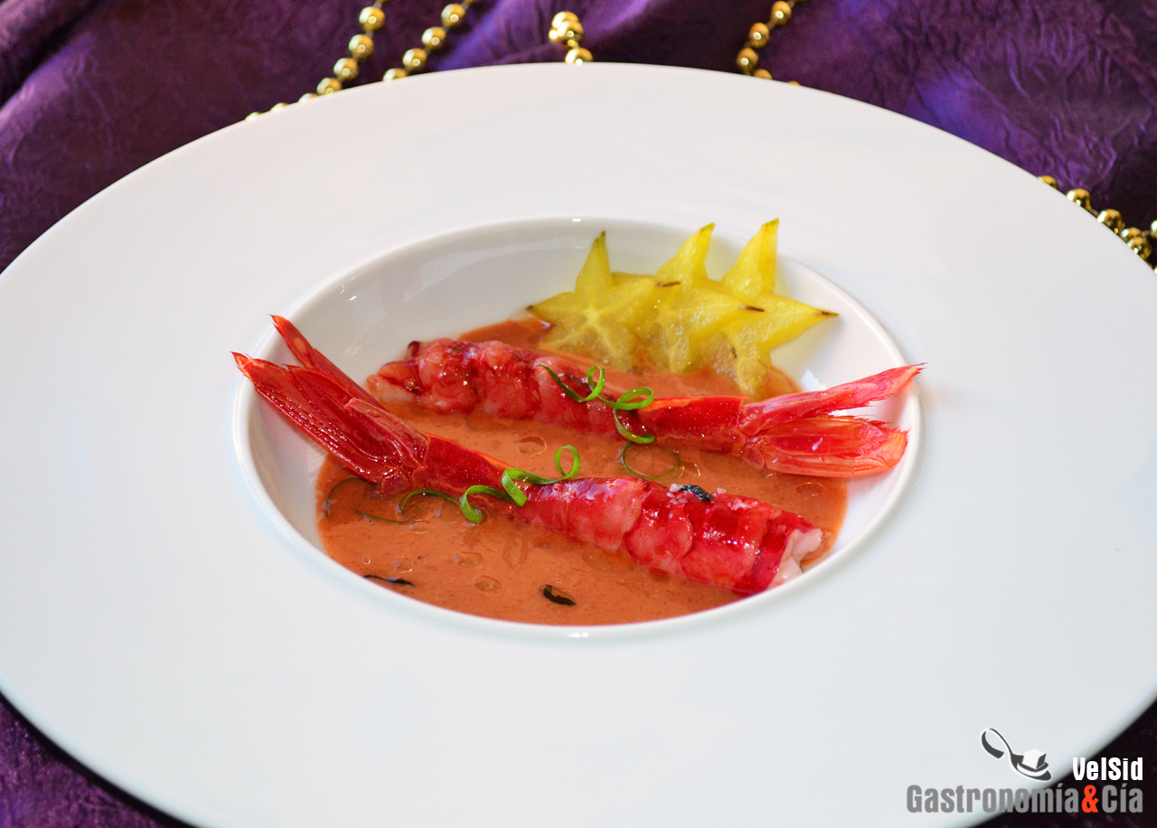 Receta de carabineros confitados