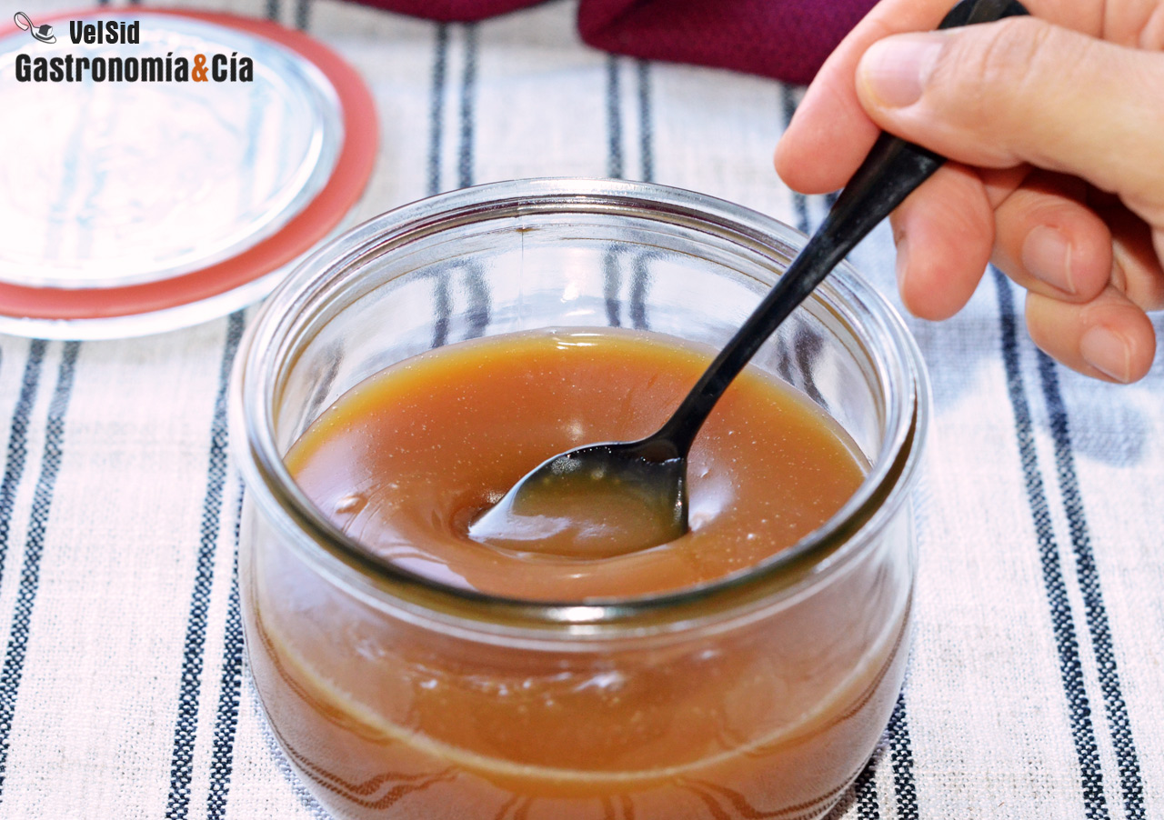 Salsa de caramelo de mantequilla y tamari