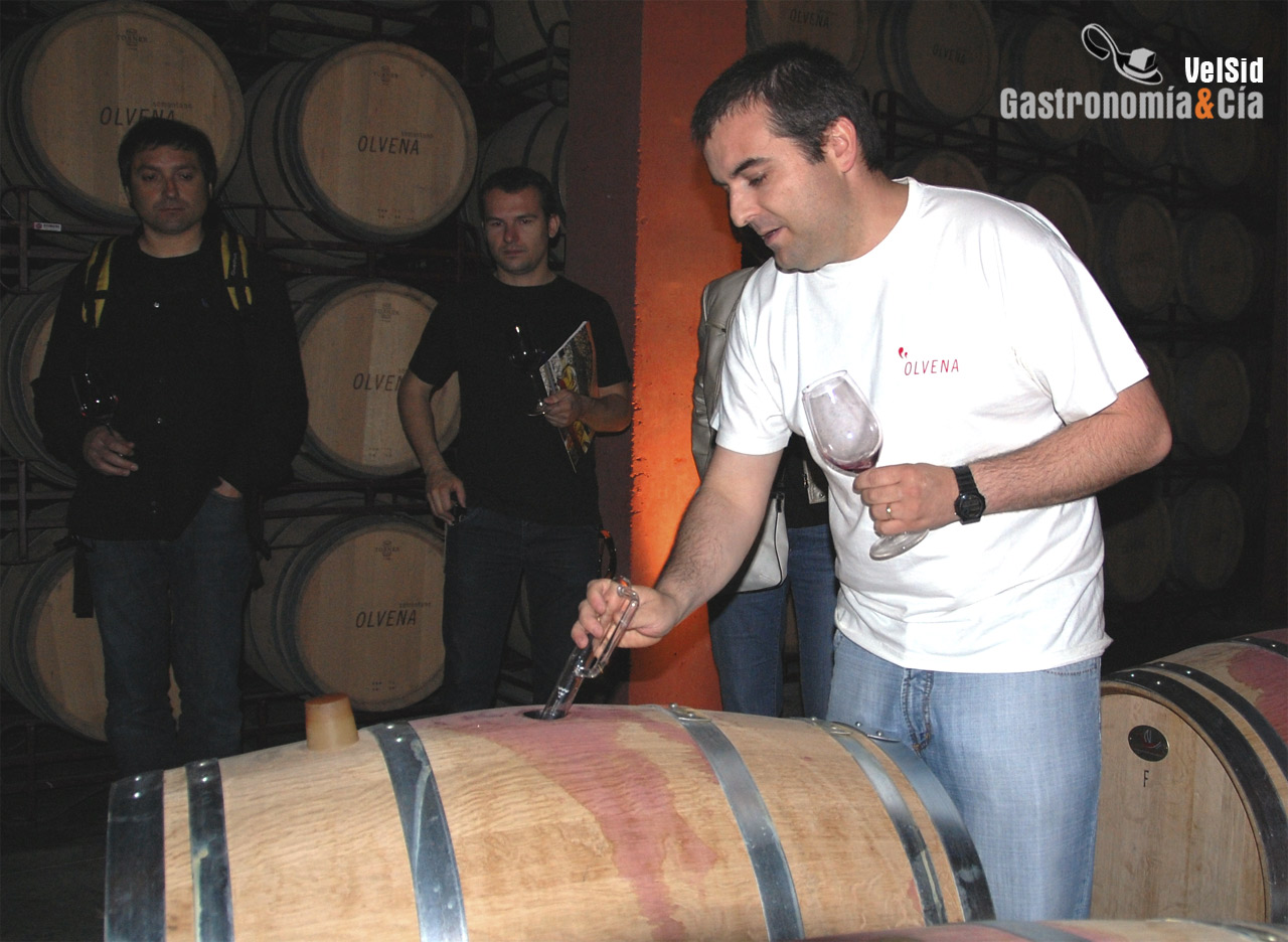 El enólogo y la cata en rama