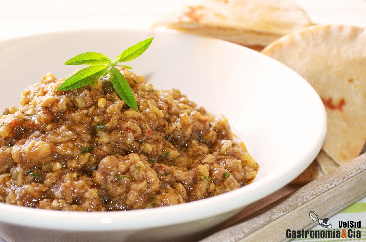 Caviar de berenjenas con jengibre y hierbaluisa