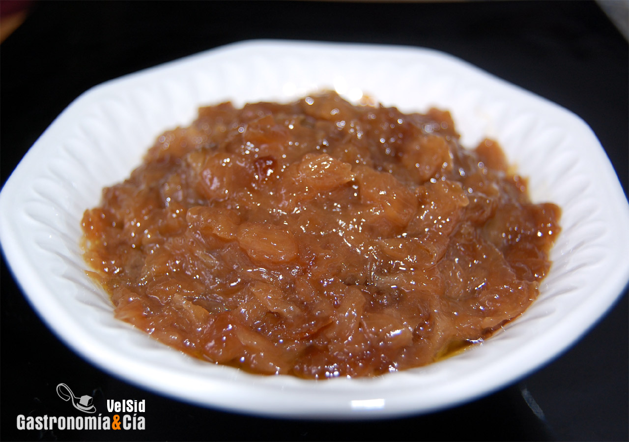 Cebolla confitada