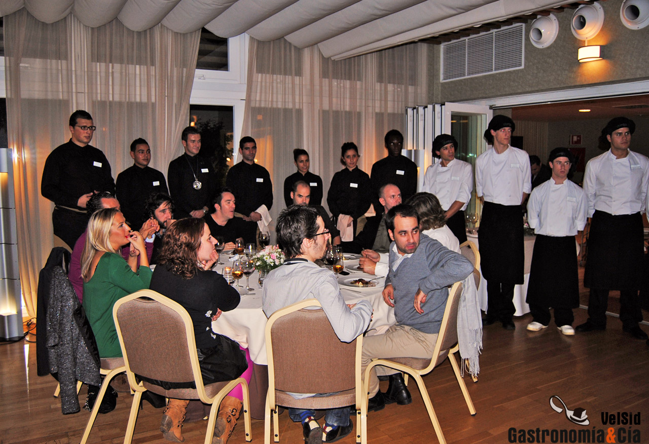 Menú degustación de los alumnos de CioMijas 2011 