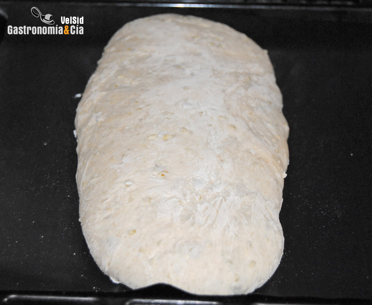 Chapata de aceitunas verdes