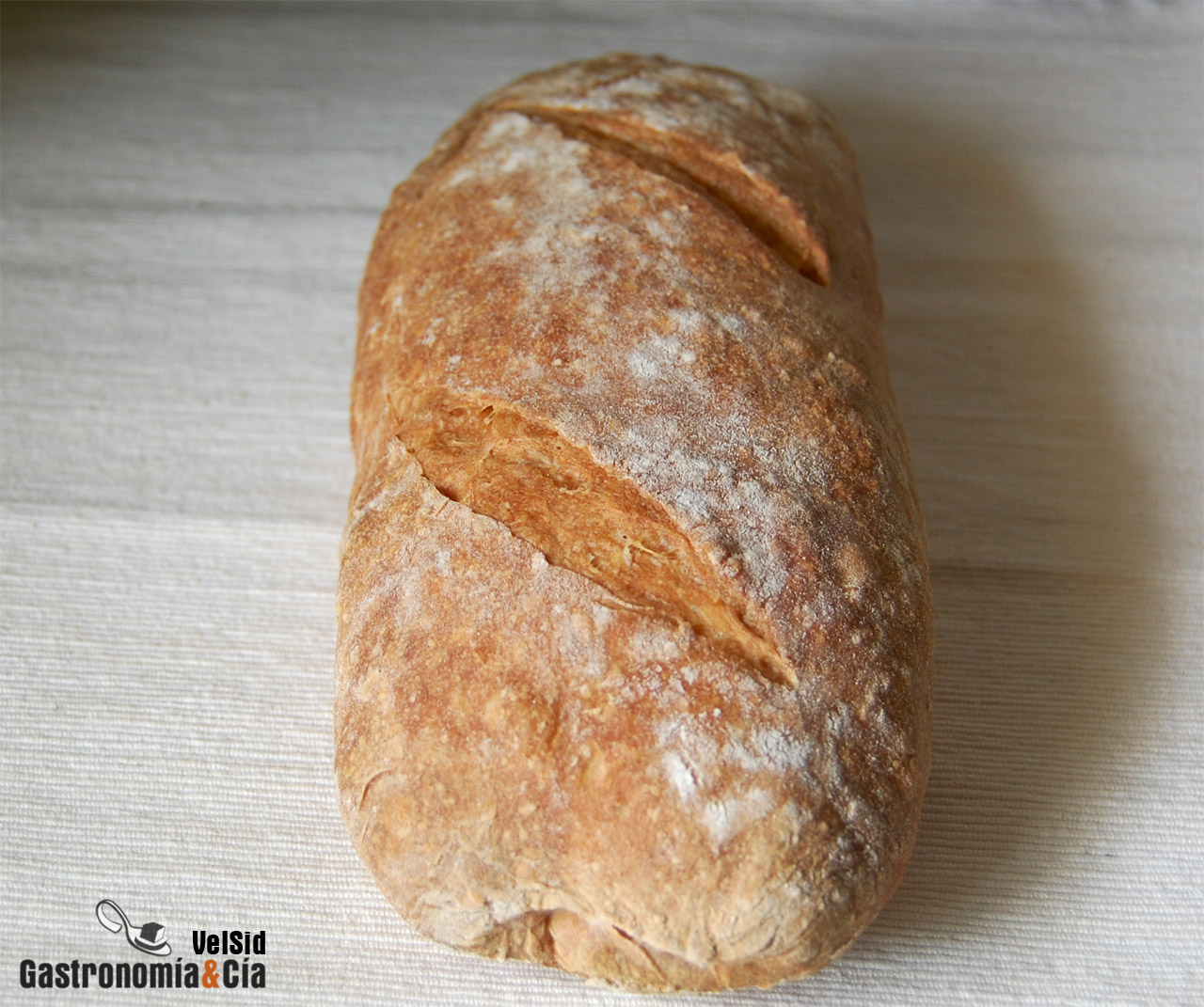 Pan de chapata con harina preparada Lidl