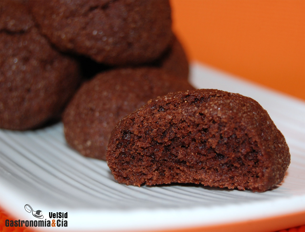 Galletas de chocolate, nuez moscada y canela