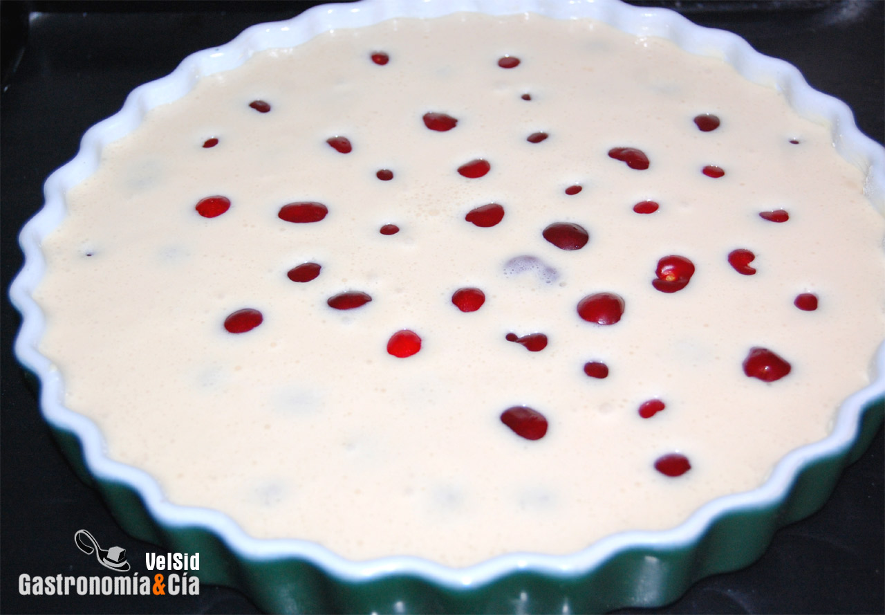 Receta de Clafoutis de cerezas