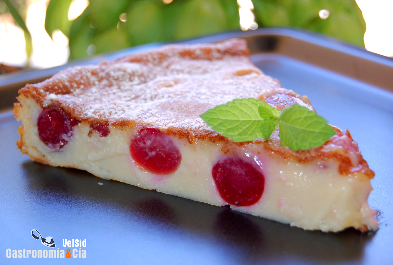 Receta de Clafoutis de cerezas