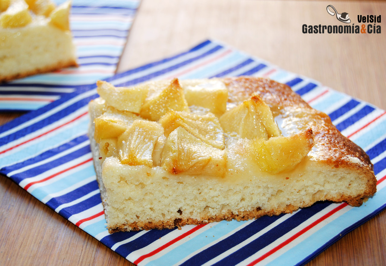 Coca fácil de manzana