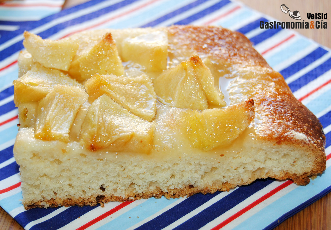 Coca fácil de manzana