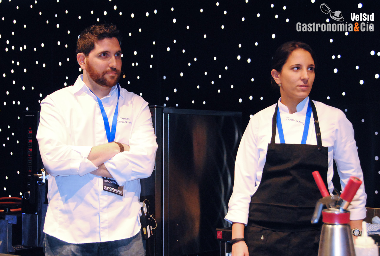 Germán Carrizo y Carito Lourenço en Gastrónoma 