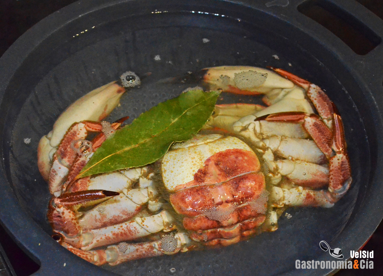 Cómo cocer un buey de mar