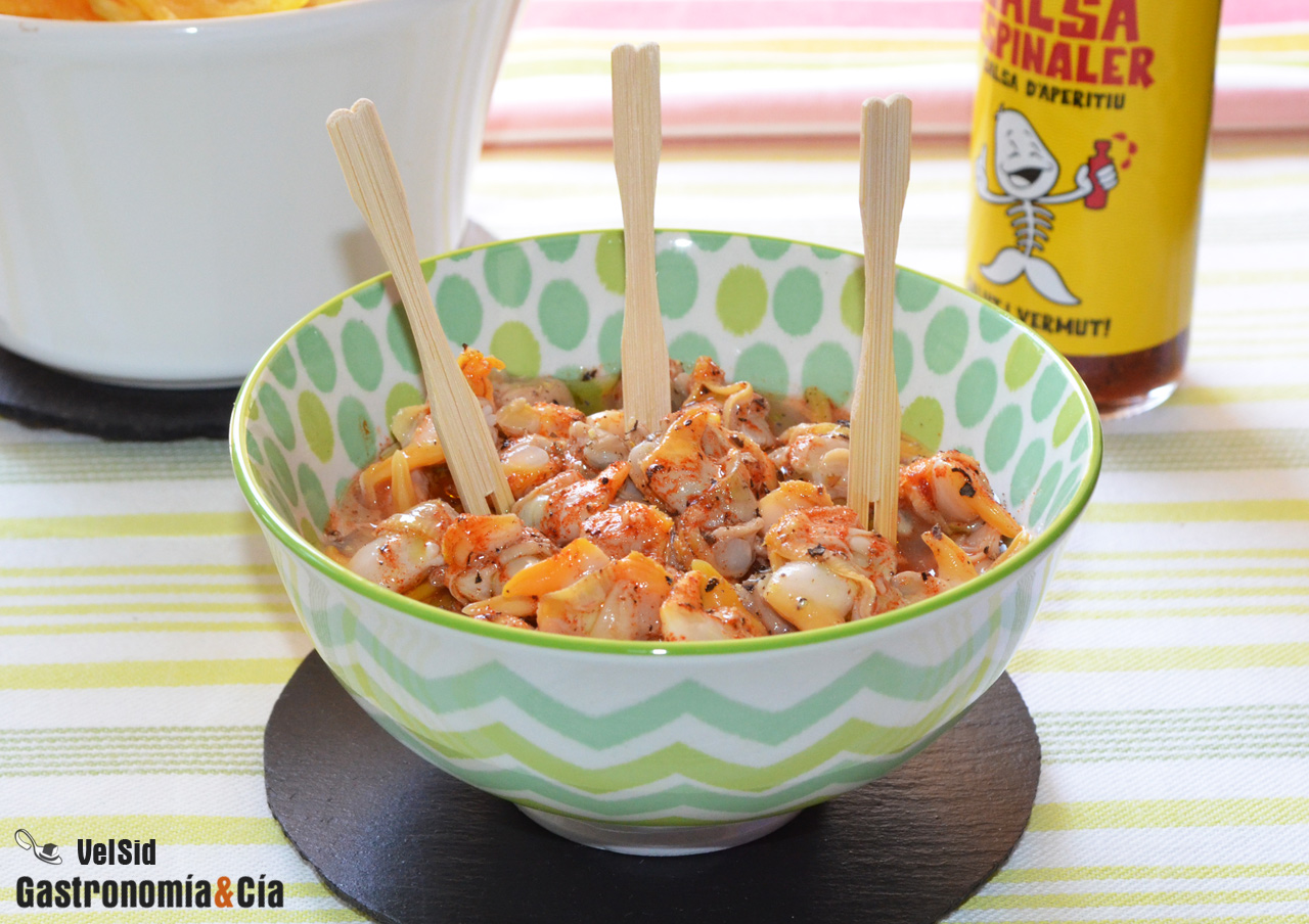 Cómo aliñar unos berberechos en lata