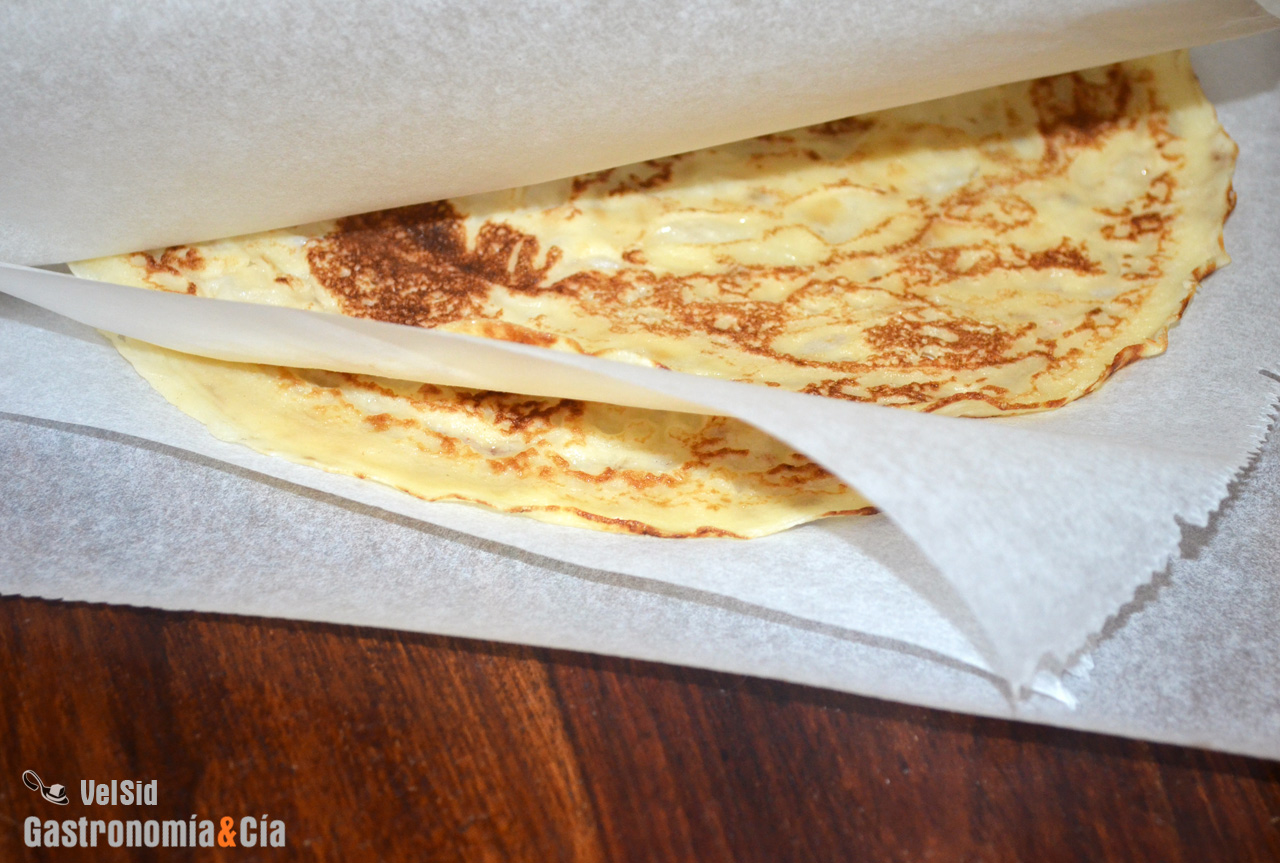 Cómo congelar crêpes
