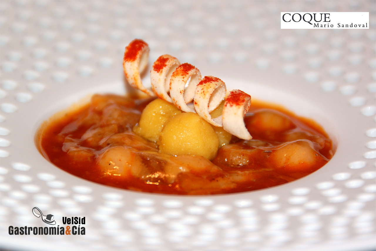 Menú degustación Madrid en Boca