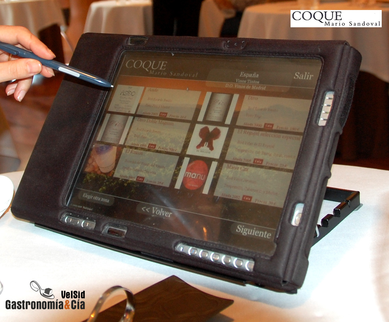 Menú degustación Madrid en Boca