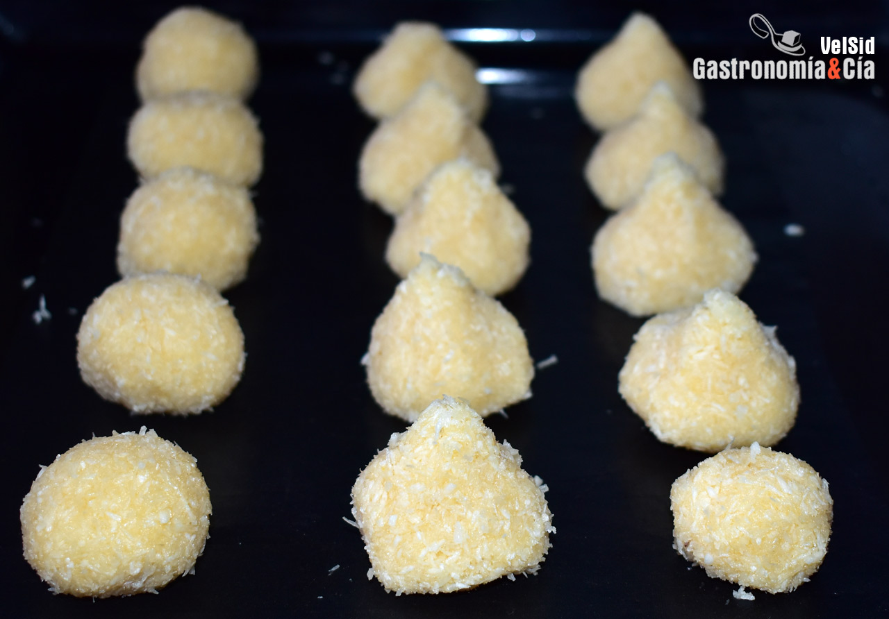 Bolitas de coco