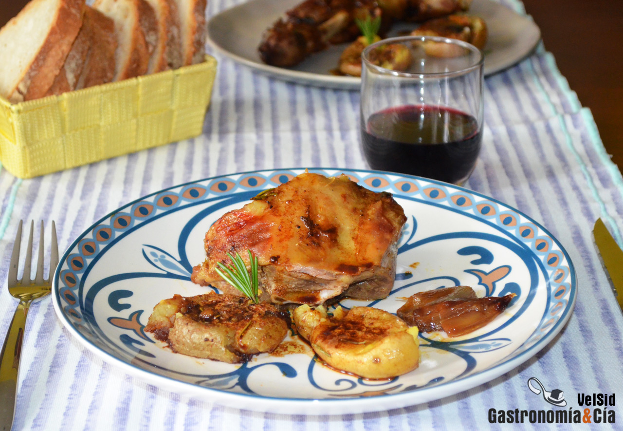 Cordero al ras el hanout y romero