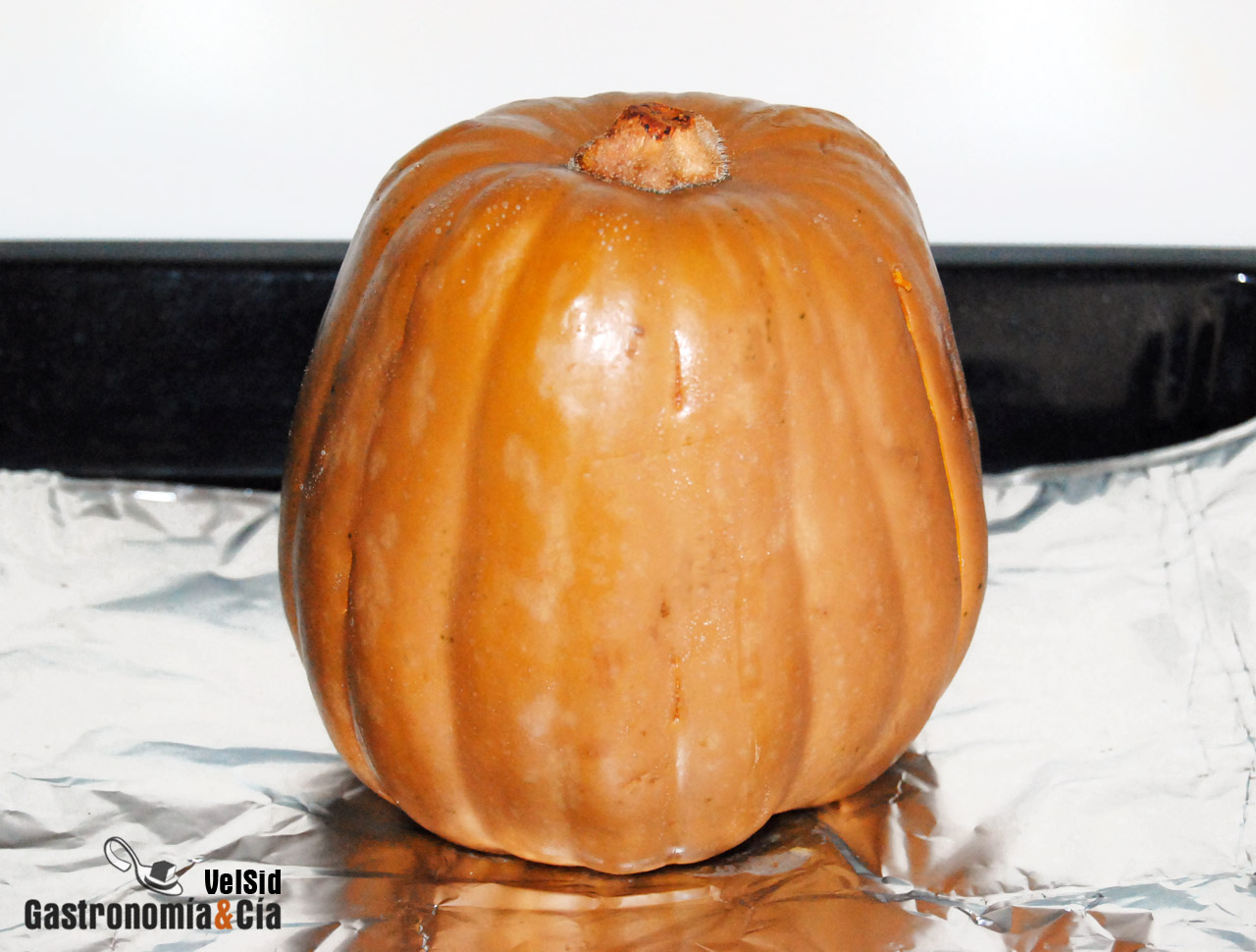 Cortar y pelar una calabaza