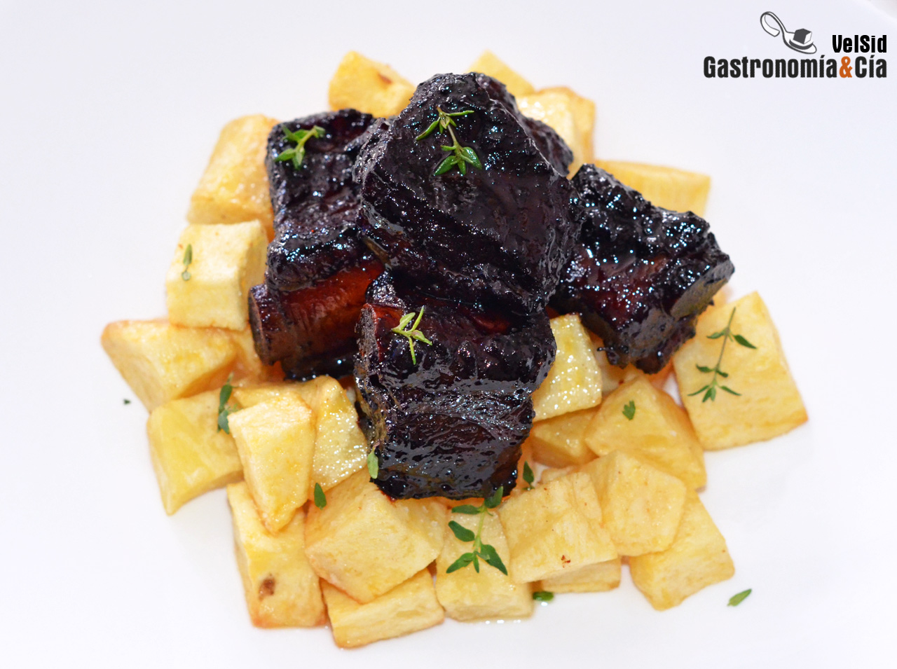 Costillas de cerdo con salsa de soja y miel