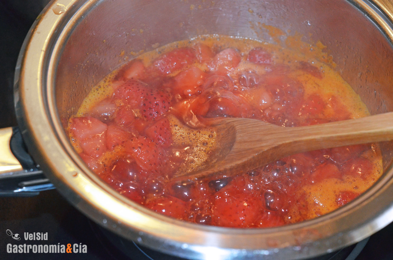 Cómo hacer coulis de fresa