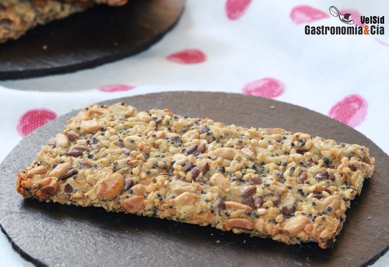 Crackers de avena y semillas