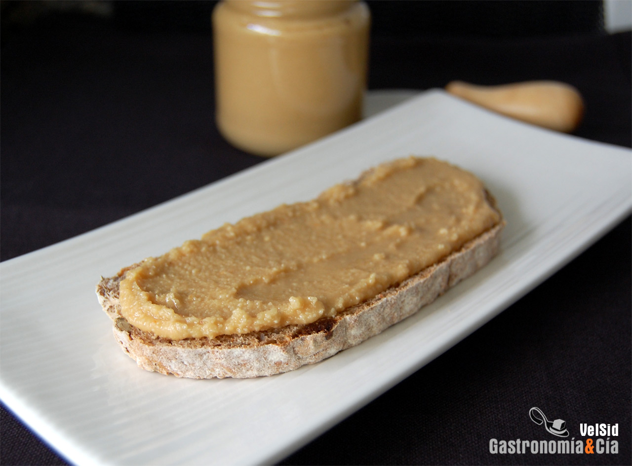 Crema de cacahuete casera