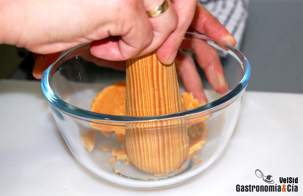 Crema Chiboust de naranja con naranja confitada