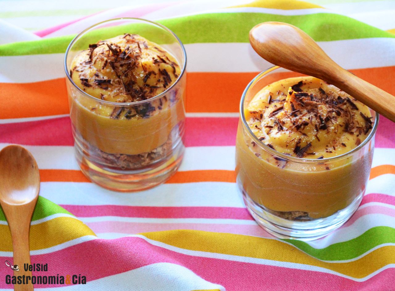 Crema dulce de calabaza con especias