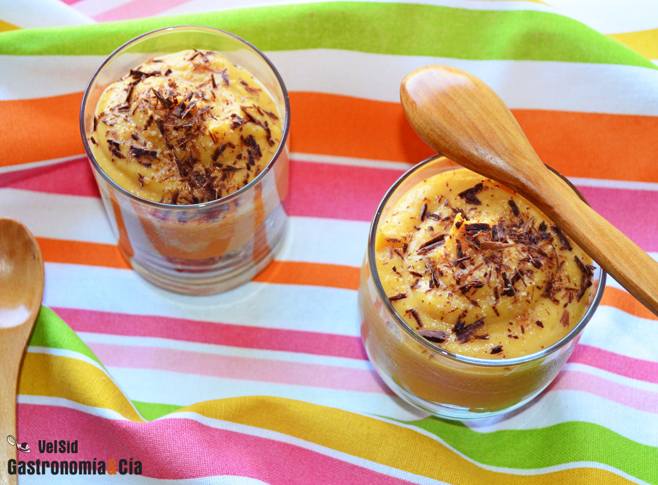 Crema dulce de calabaza con especias