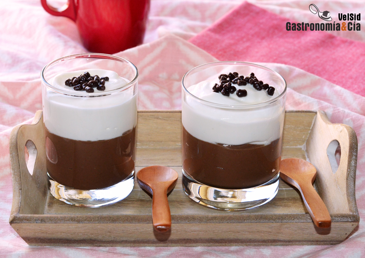 Crema de chocolate y yogur