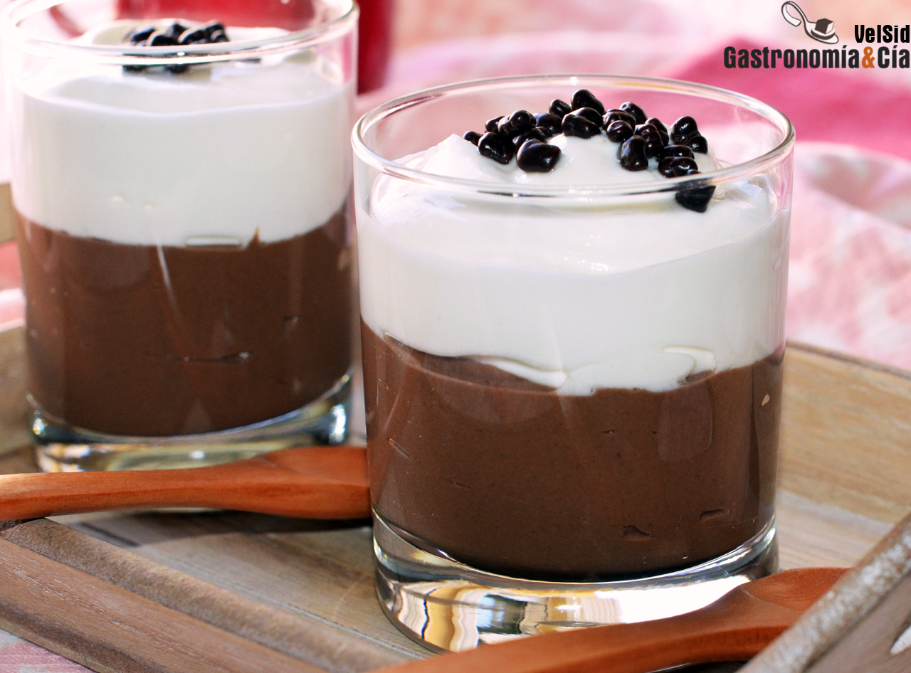 Crema de chocolate y yogur