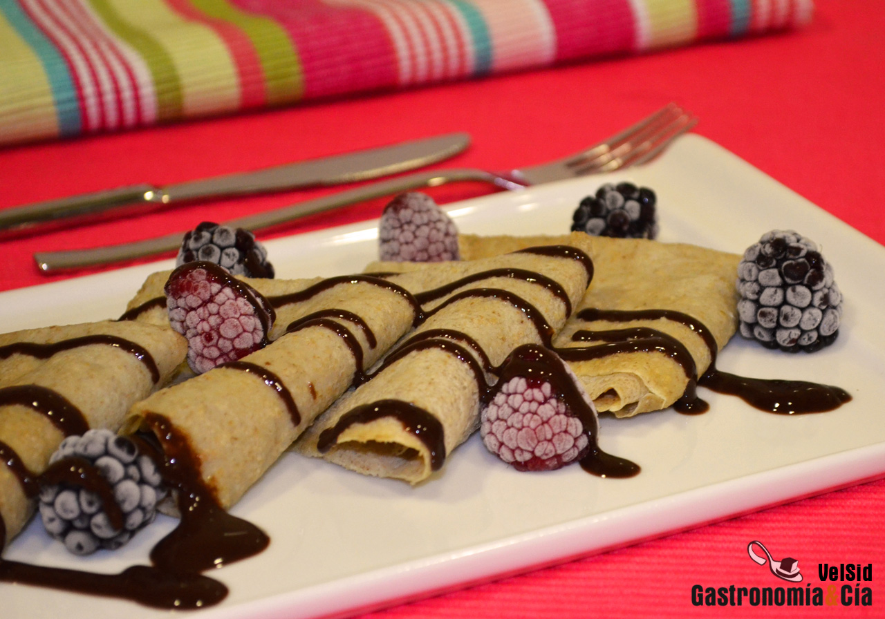 Receta de Crepes de avena integral y claras