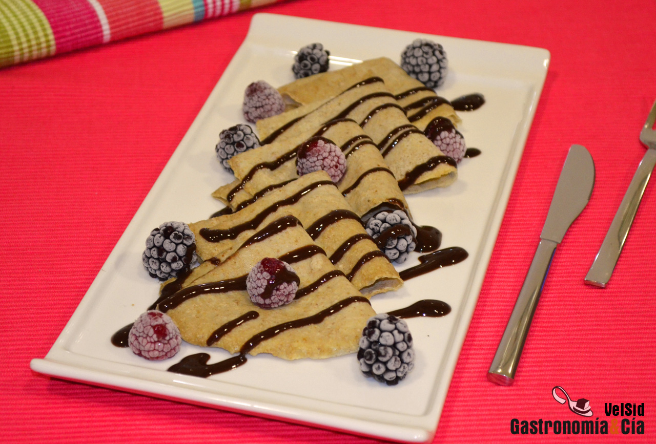 Receta de Crepes de avena integral y claras