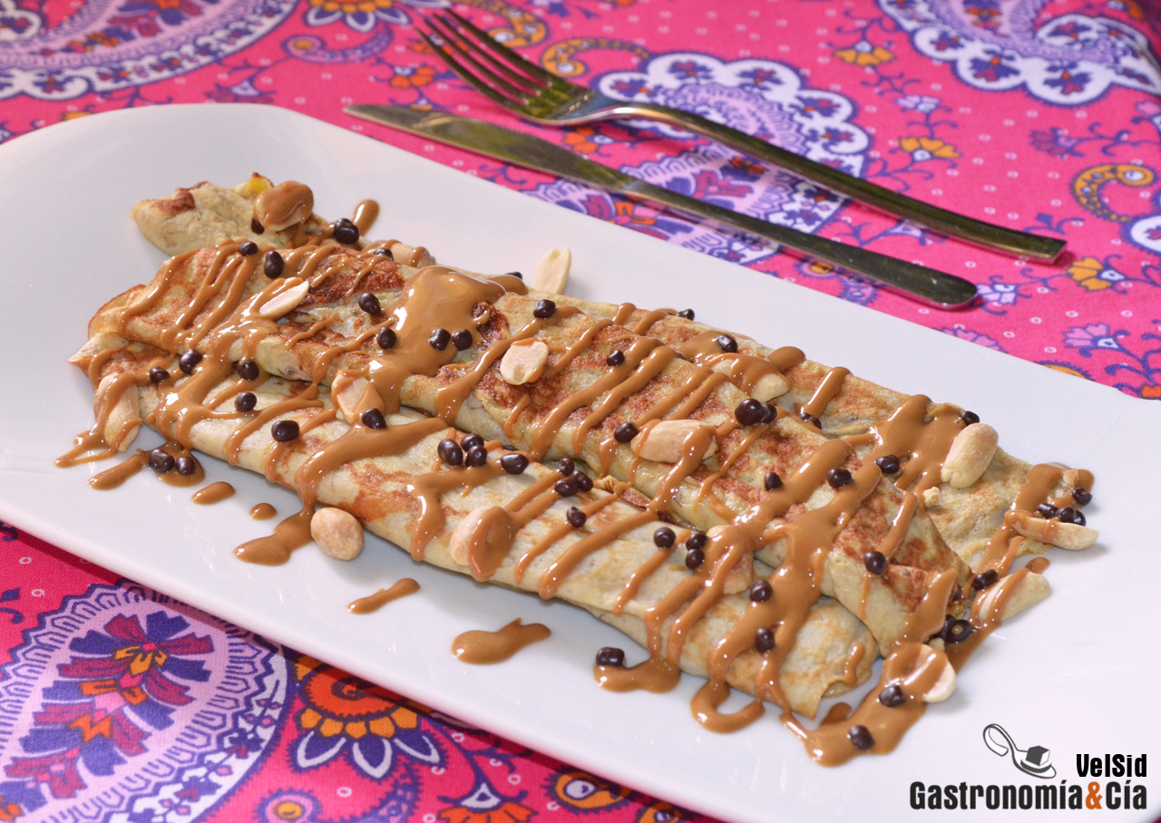 Cómo hacer crepes de plátano sin harina, con sólo dos i