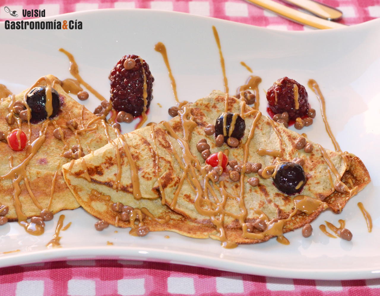 Crepes de plátano sin azúcar y sin gluten