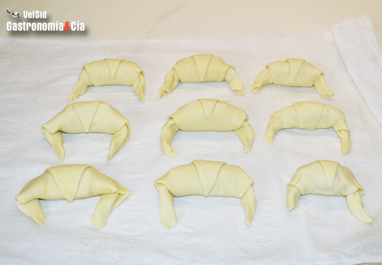 Receta de croissants fáciles