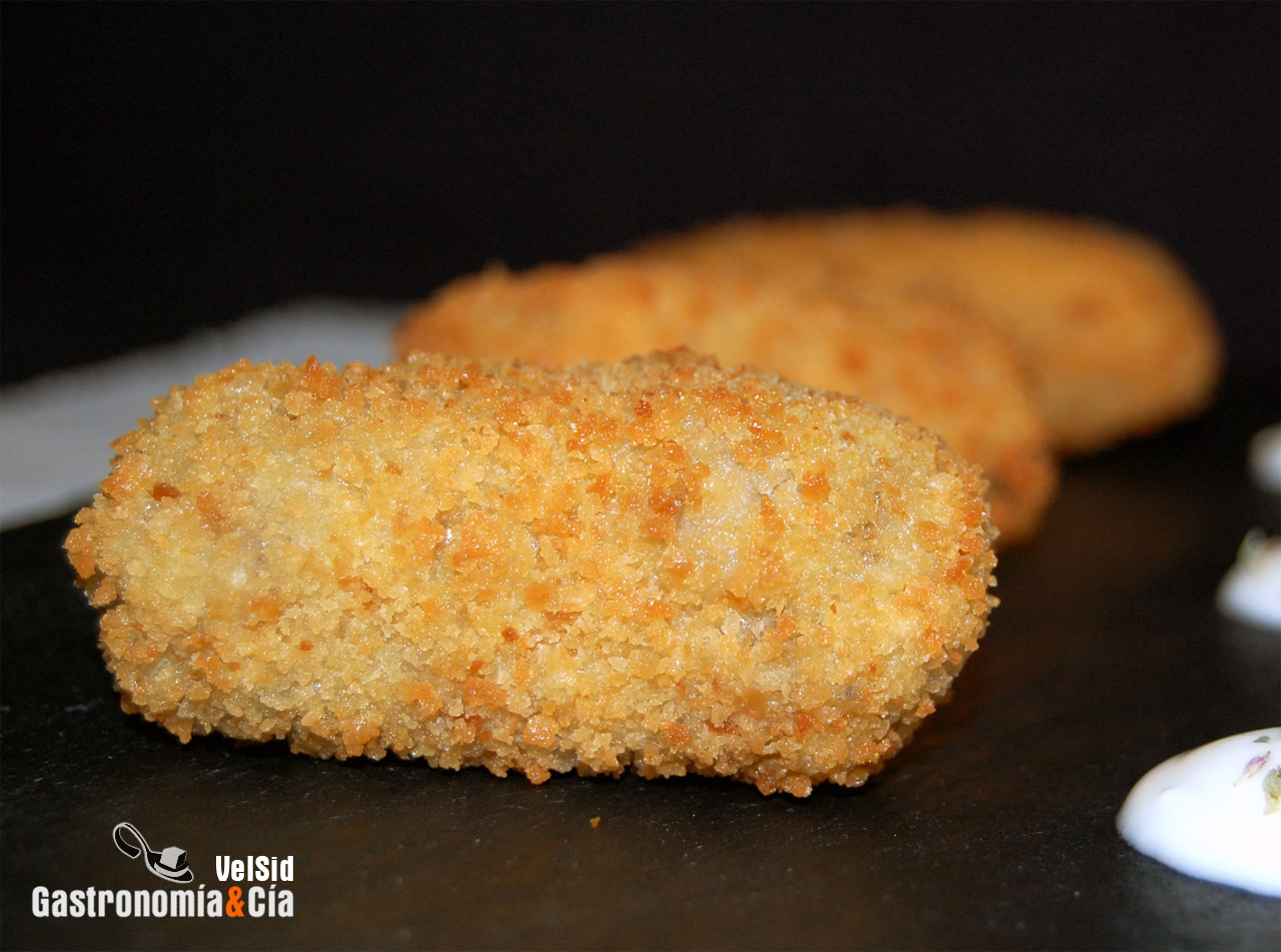 Croquetas de berenjena y queso