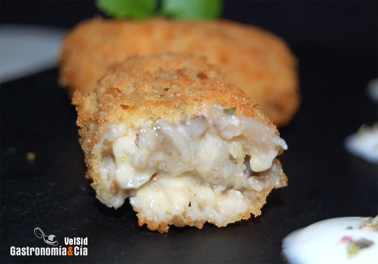 Croquetas de berenjena y queso