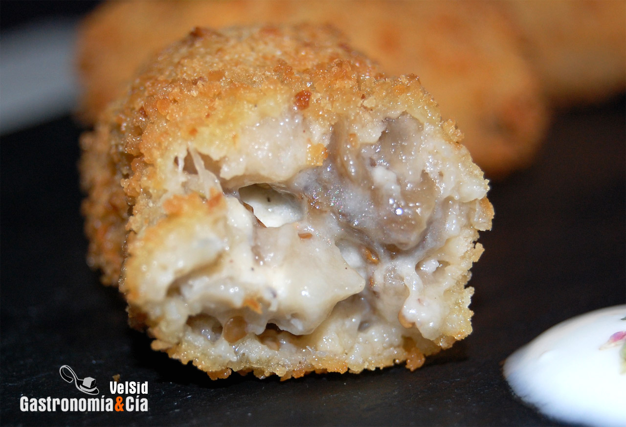 Croquetas de berenjena y queso