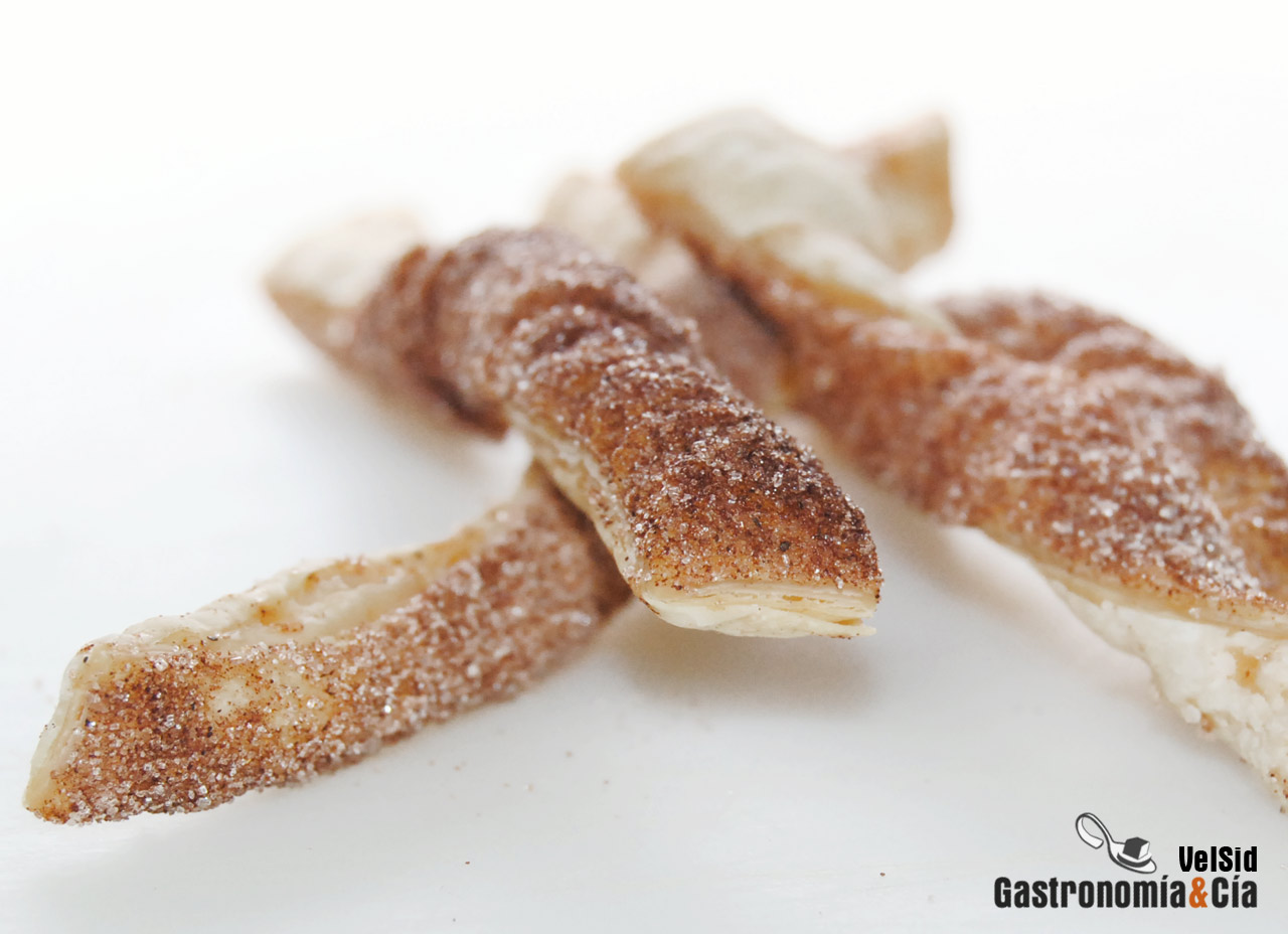 Crujientes de canela y vainilla