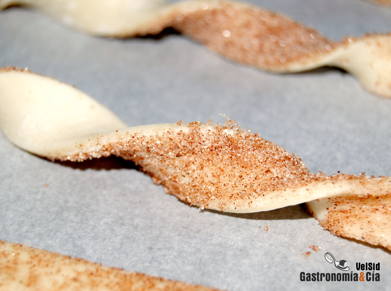 Crujientes de canela y vainilla