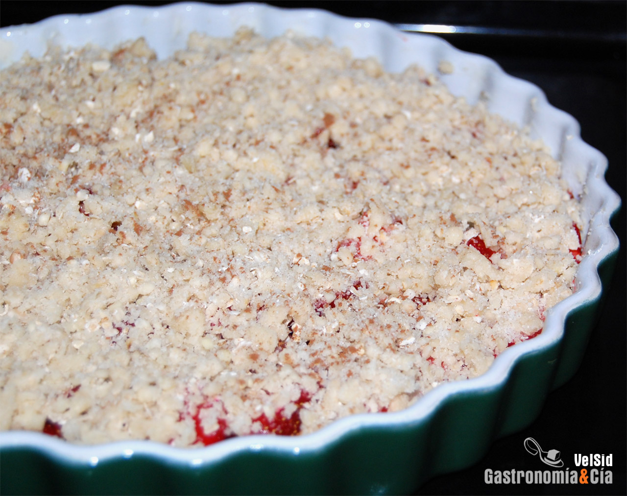 Crumble de fresas