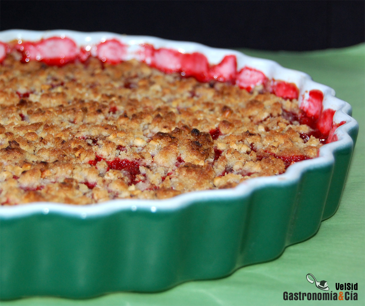 Crumble de fresas