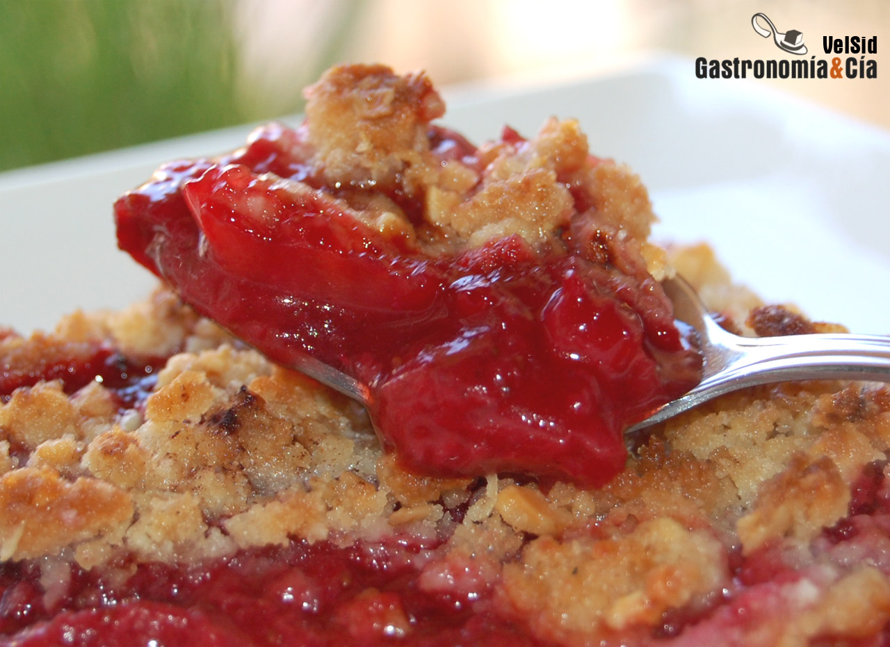 Crumble de fresas