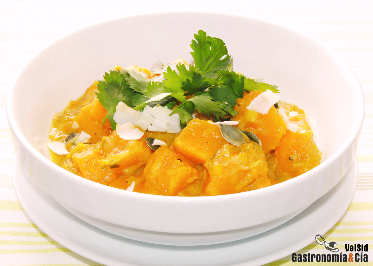 Receta de Curry de calabaza