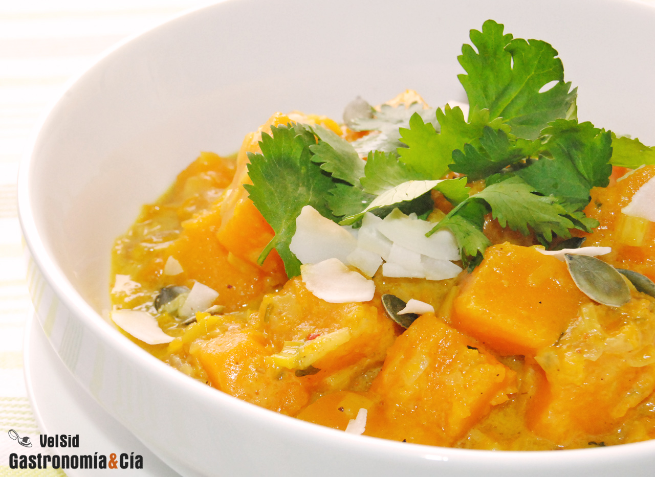 Receta de Curry de calabaza