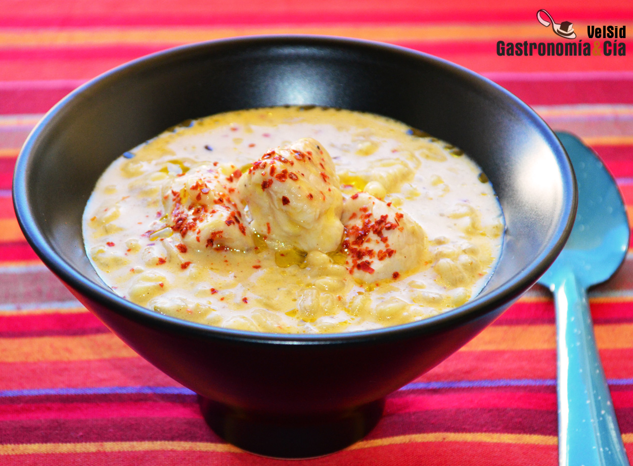 Curry Laksa de trigo tierno y pavo