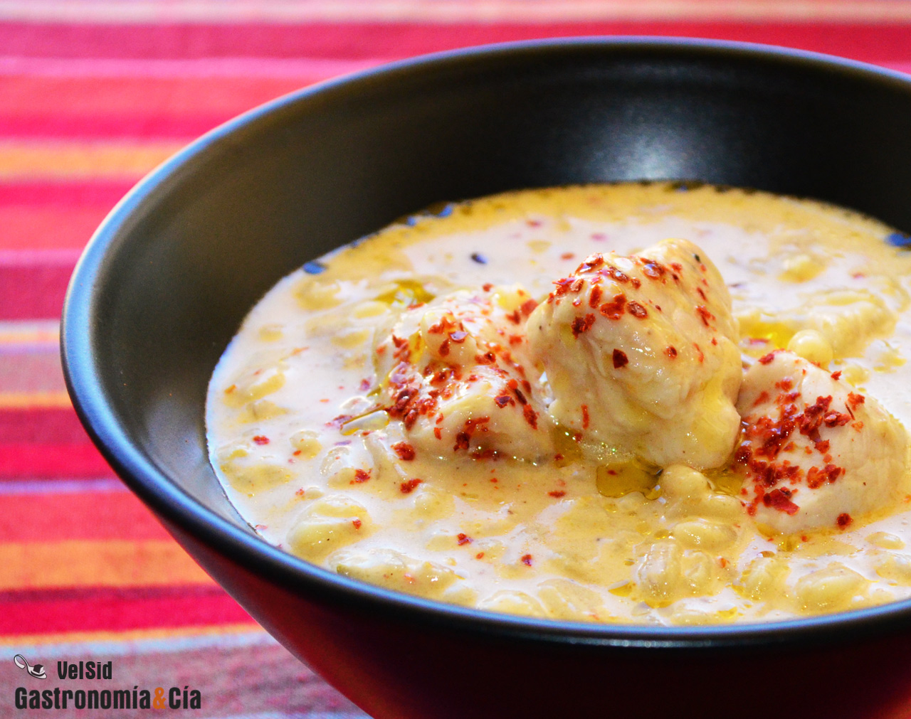 Curry Laksa de trigo tierno y pavo